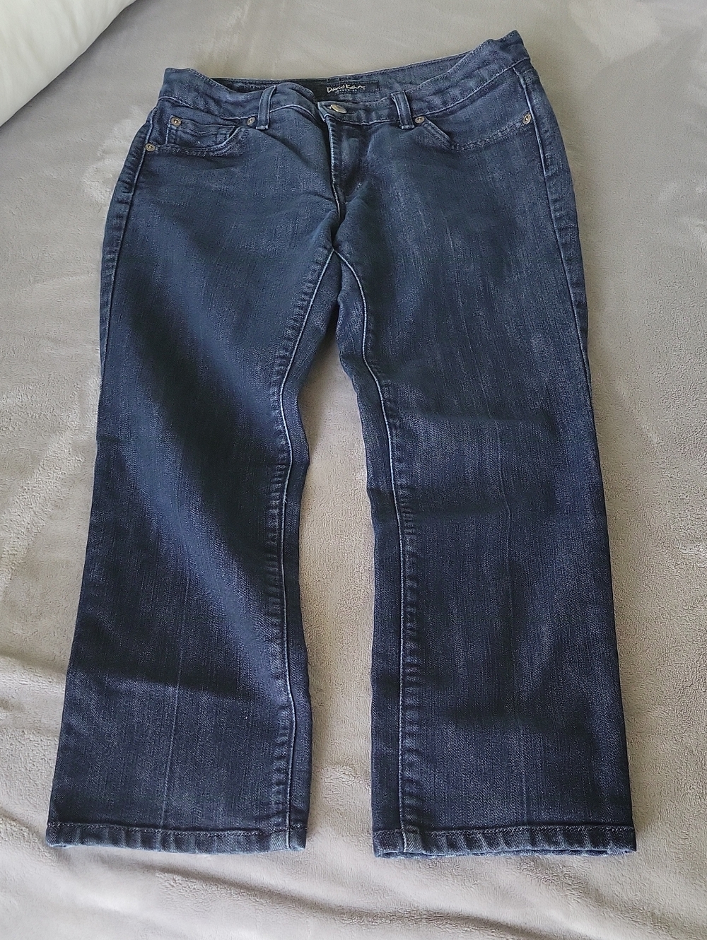 David KAHN Dark Blue Women’s Jeans - Cropped Straight Fit